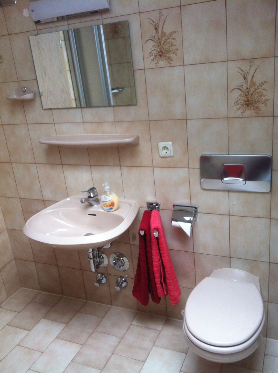 Ammerzone: Duschbad mit Waschbecken und WC