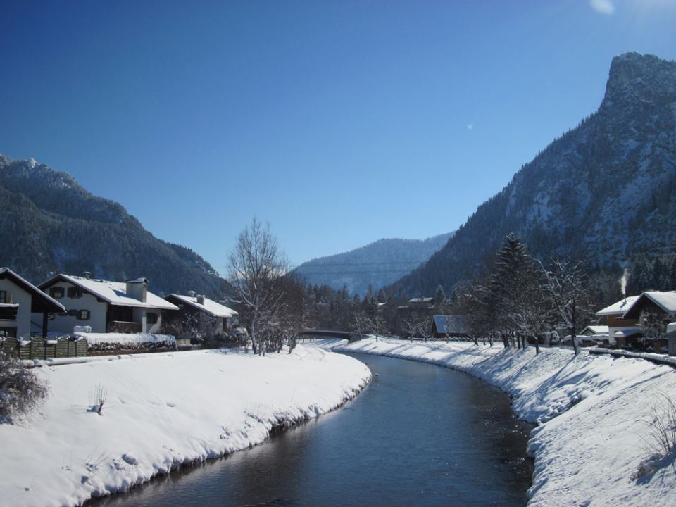 Die verschneite Ammer