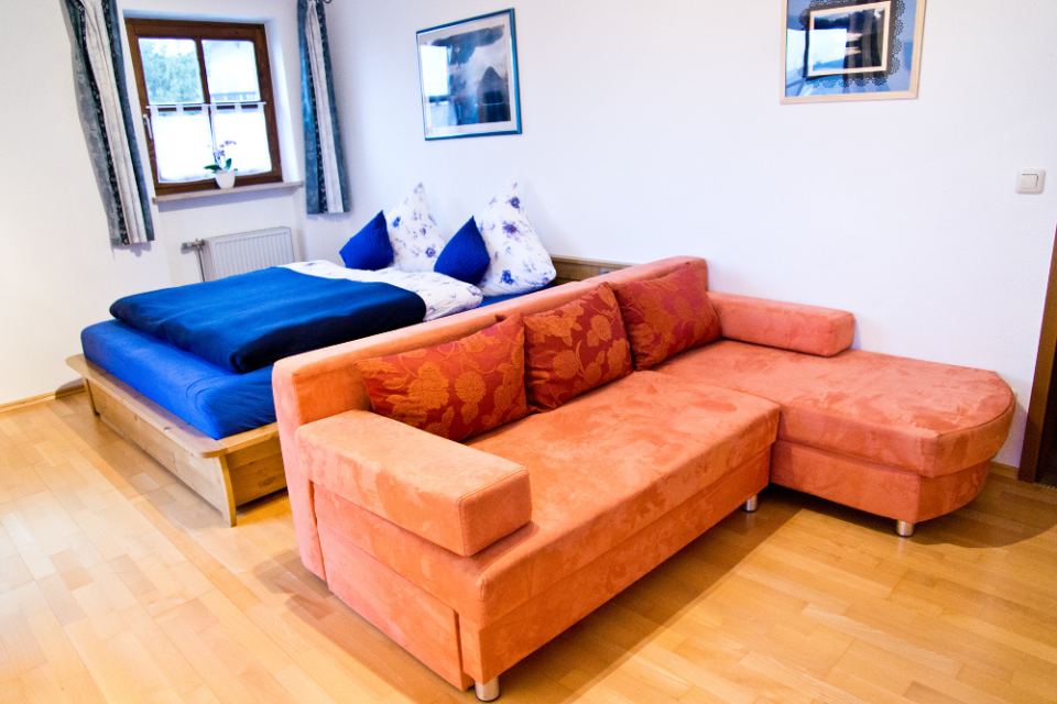 Ferienwohnung 2: Wohn-Schlaf-Raum